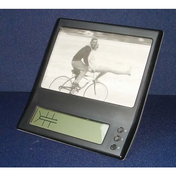 Digital Table Clock with Photo Frame